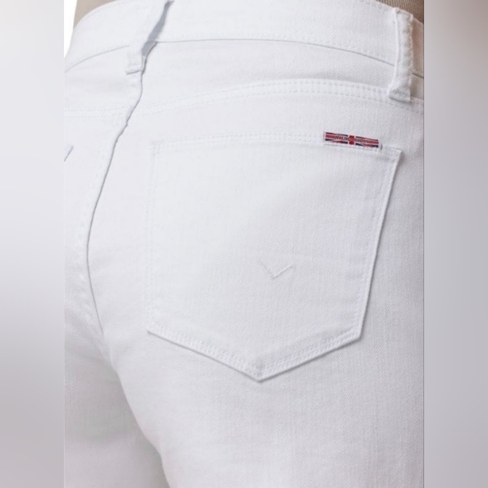 HUDSON, Gracie Midrise Cutoff Short, White, Size 30 - Picture 4 of 14
